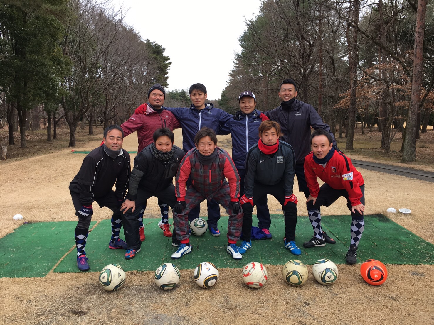 現役プロサッカー選手の宇賀神選手がプライベートでフットゴルフにチャレンジ フットゴルフウェブ Jp